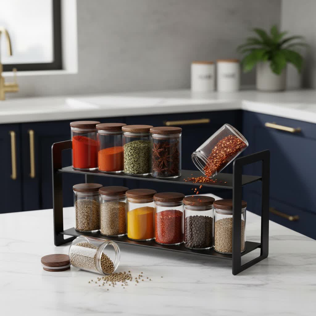 Review: Honey-Can-Do Magnetic Spice Rack Zero Space – Reclaiming Your Kitchen Countertops