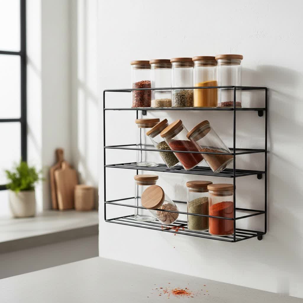 Review: Zevro Zero Gravity Wall Mount Spice Rack – Elevate Your Kitchen Organization
