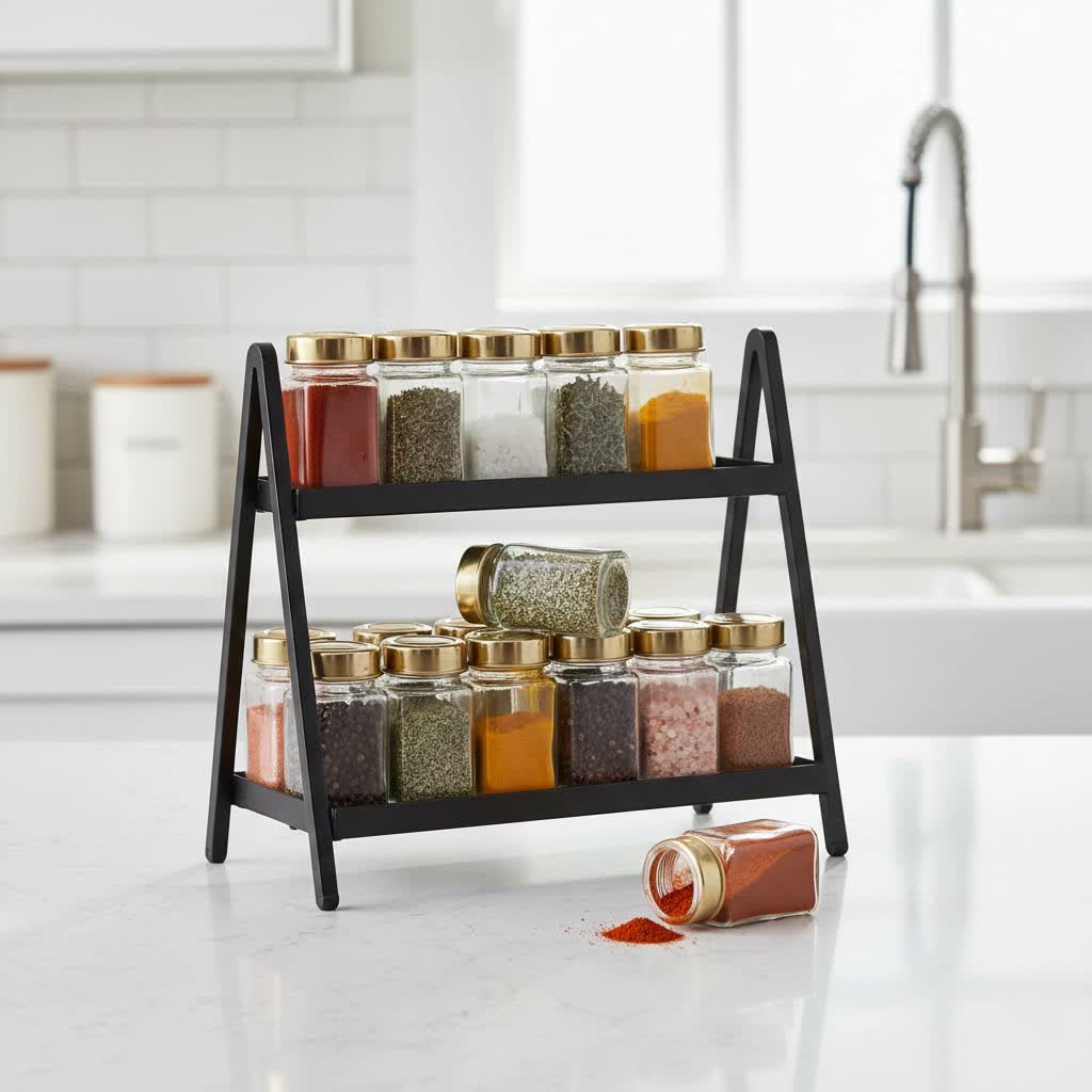 Review: Sorbus 4-Tier Black Wire Spice Rack – Master Your Kitchen Organization