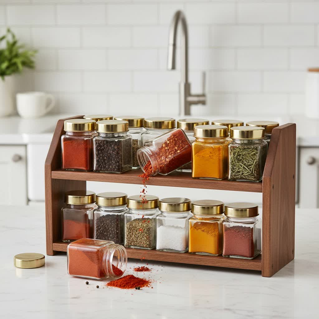 Elevate Your Kitchen Style with the Best Spice Racks Featuring Chalkboard Labels